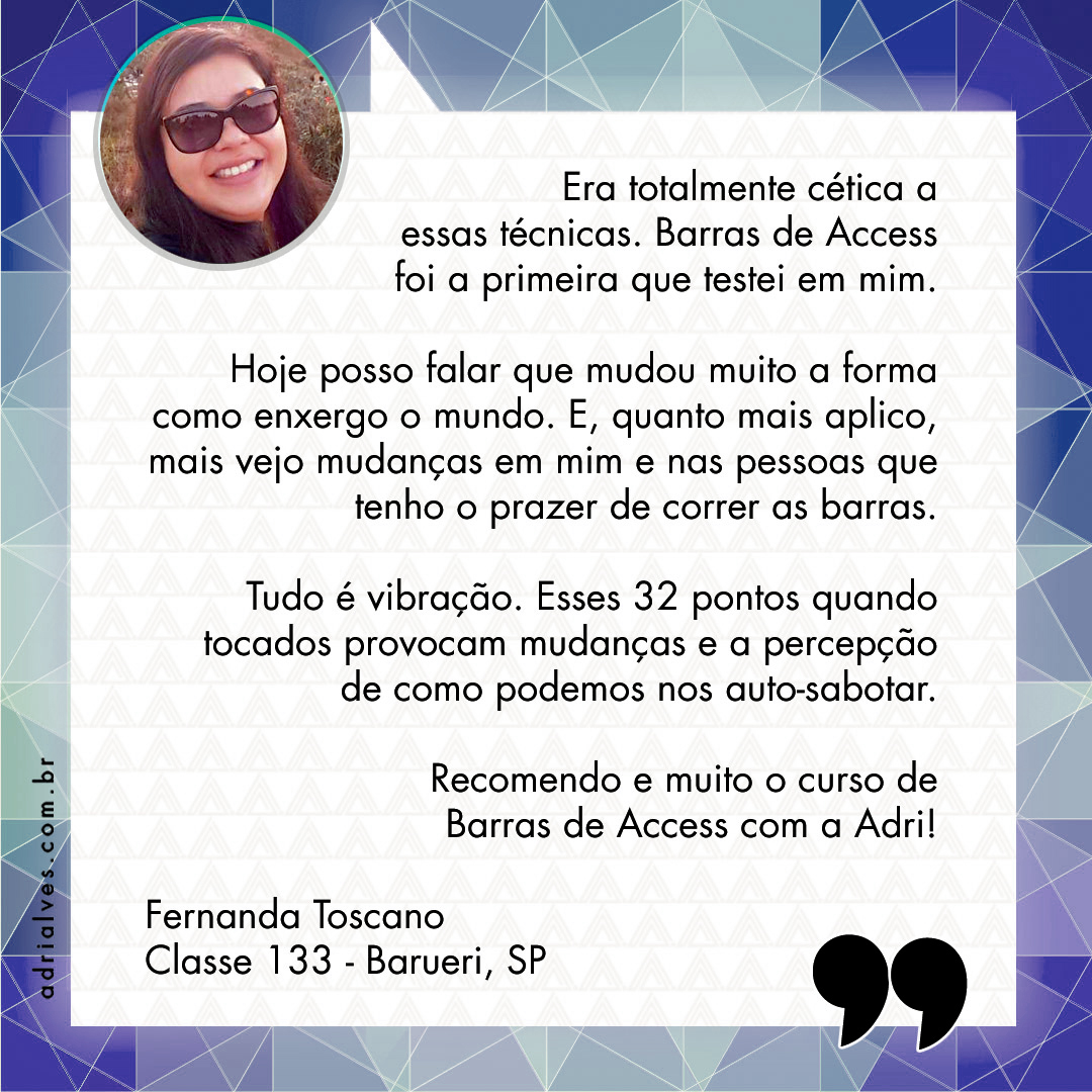 Fernanda-Toscano-depoimento-barras-de-access-com-adri-alves